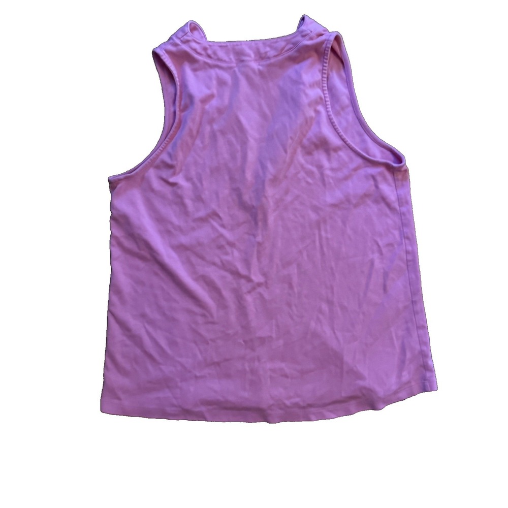 Lake Women' s Size Small Pink Scalloped Tank Top - Picture 2 of 3